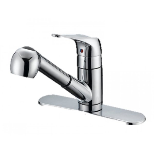 American Imaginations 3H8-in. Brass Faucet In Chrome Color AI-34909